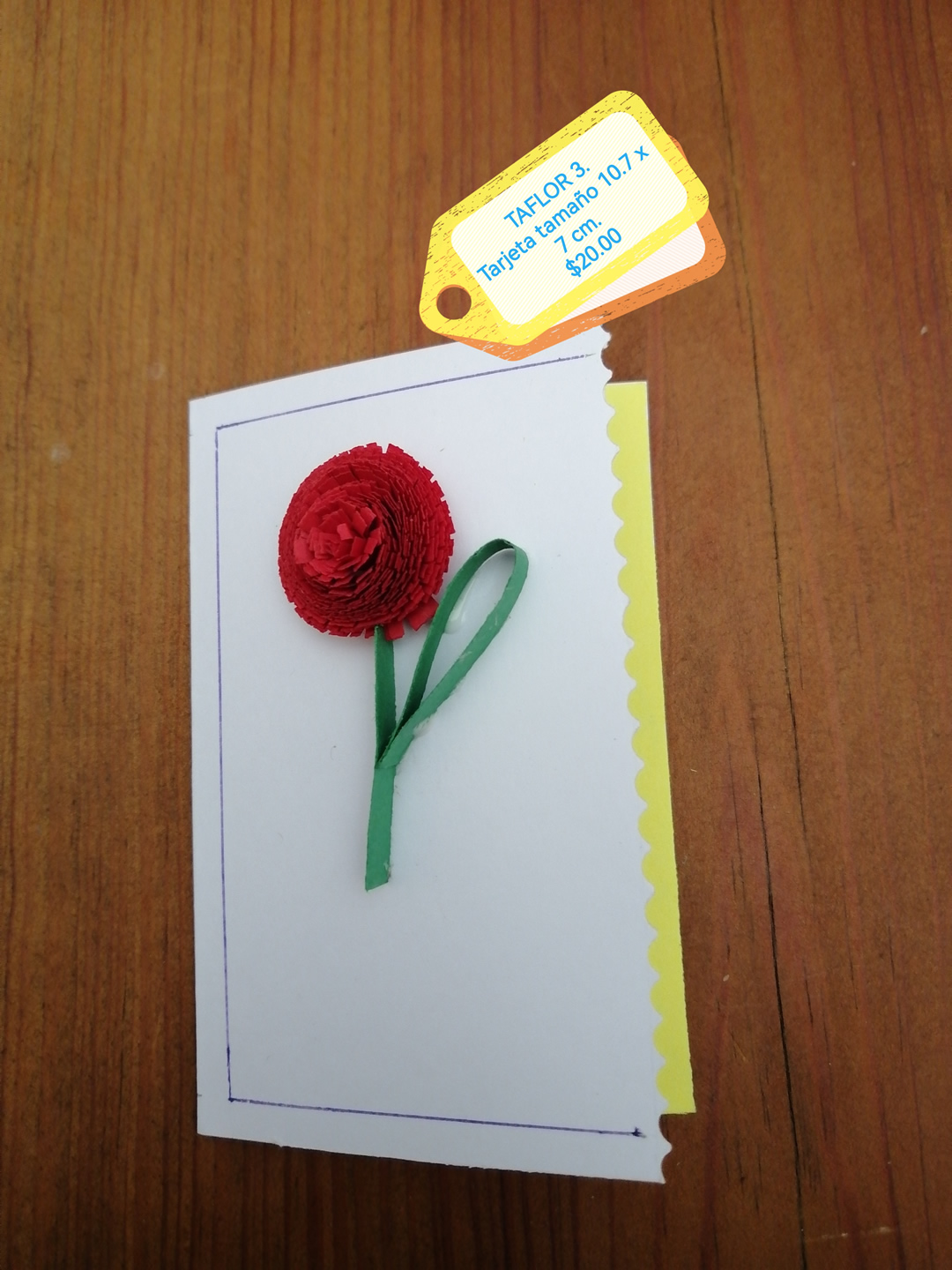 Tarjeta de flores
